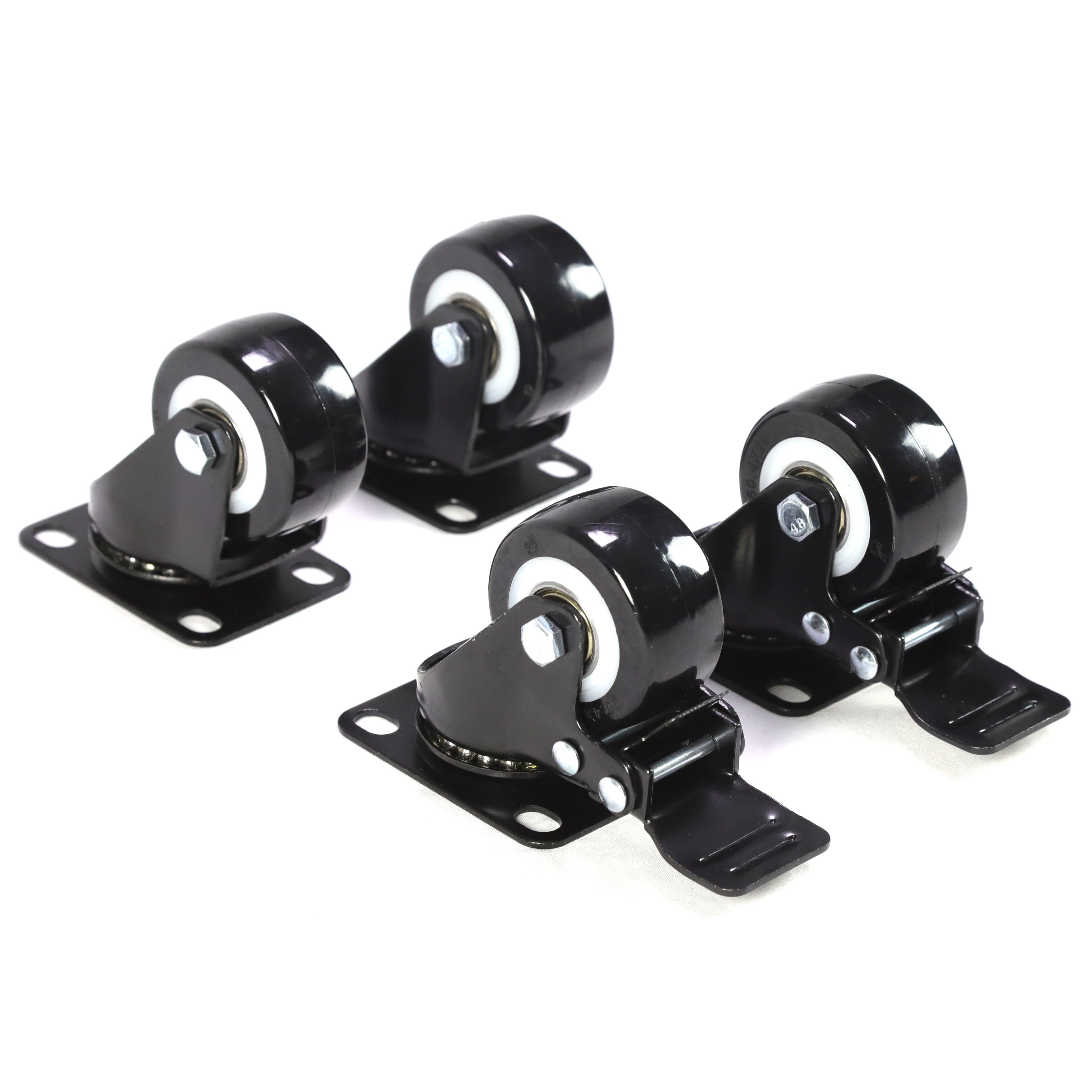 4-Post Wall Mount Open Frame Rack, Side Mount, Floor-Standing w/ Casters Flat Box 4-Post Wall Mount Open Frame Rack, Side Mount, Floor-Standing w/ Casters Flat Box